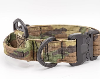 Large Tactical Dog Collar with Handle (GT Cobra Buckle)