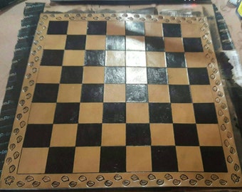 Nice Chess Boards leather chess board | etsy Nice Chess Boards leather chess board | etsy