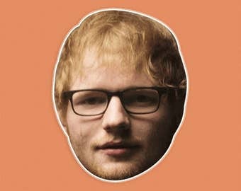 Sad Ed Sheeran Mask by RapMasks