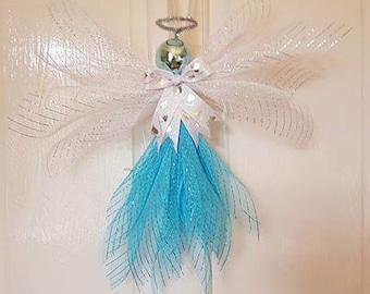 Guardian Angels, decoration,keepsakes,deco mesh, ribbon
