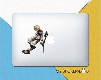 Roxas Kingdom Hearts MacBook Decal Kingdom Hearts MacBook Sticker Kingdom Hearts Roxas Decal Roxas Sticker Roxas MacBook Decal Anime bn231