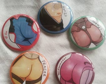 Overwatch BUTTon set
