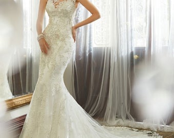 Vestido De Casamento Mermaid Lace Wedding Dress