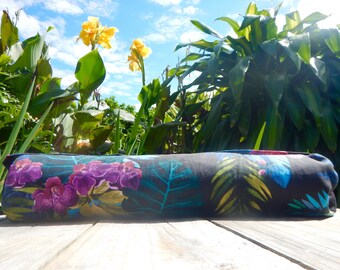 Yoga Mat Bag Vibrant Orchids