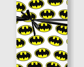 Batman Wrapping Paper, Funny, Digital Gift Wrap Sheet, Minimal Wrap, Wrapping Paper, Holiday Wrap, Printable Wrapping Paper, DIGITAL FILE