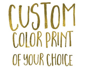 Pick a Custom Watercolor for Any Listing!