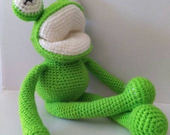 Amigurumi Green Frog