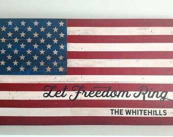 Personalized American Flag/Wood American Flag/Pallet American Flag
