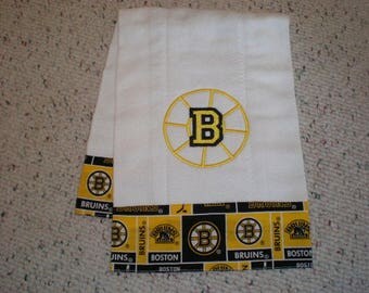 Boston Bruins Baby Burp Cloth