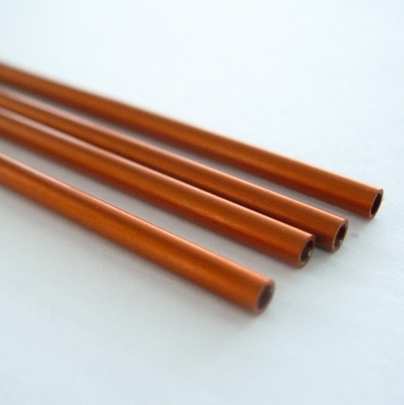 Anodized Aluminum Tubing 3/32 Copper Colored