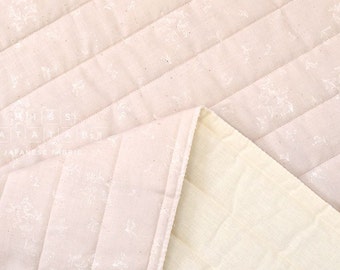 Japanese Fabric Nani Iro suzuran field quilted double gauze - Lille - 50cm