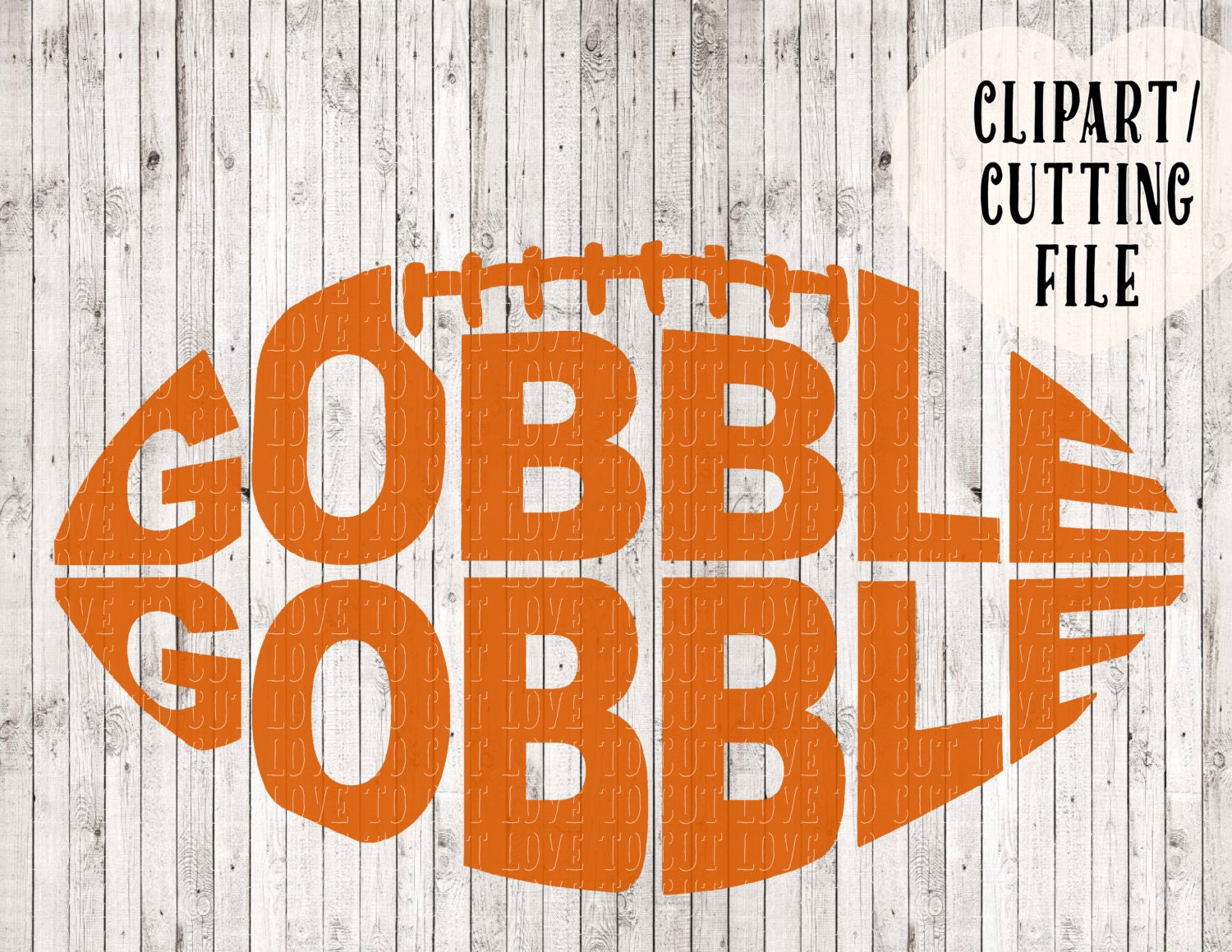 Download gobble gobble football svg thanksgiving svg files boys svg