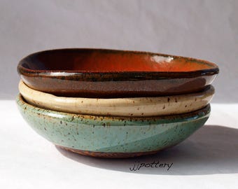 Bowl, Bowls, Bowl set, dinnerware, handmade bowls, pottery bowls, ceramic bowls, prep bowls, sauce bowls, stoneware bowls
