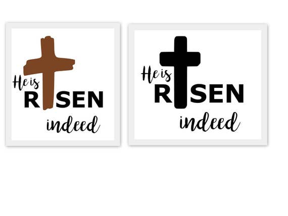 He If Risen Indeed SVG Studio3 PDF PNG Jpg Dxf Eps