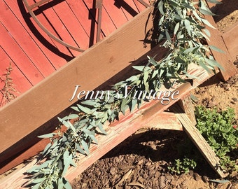 6ft Seeded Eucalyptus Wedding Garland, 6ft Rustic Wedding Garland, Southern Wedding Garland, Barn Wedding Garland, Wedding Centerpiece
