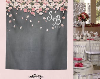 Bridal Shower Backdrop, Paper Flower Backdrop Decoration, Paper Flower Wedding Decor, Wedding Engagement Decorations/ W-A02-TP AA3