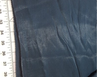 Very Dark Hunter Green Textured Rayon blend Silky just over 2yd