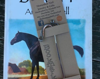 Horse Bookmark - Authentic Horseshoe Nail Bookmark - Great Gift Idea!