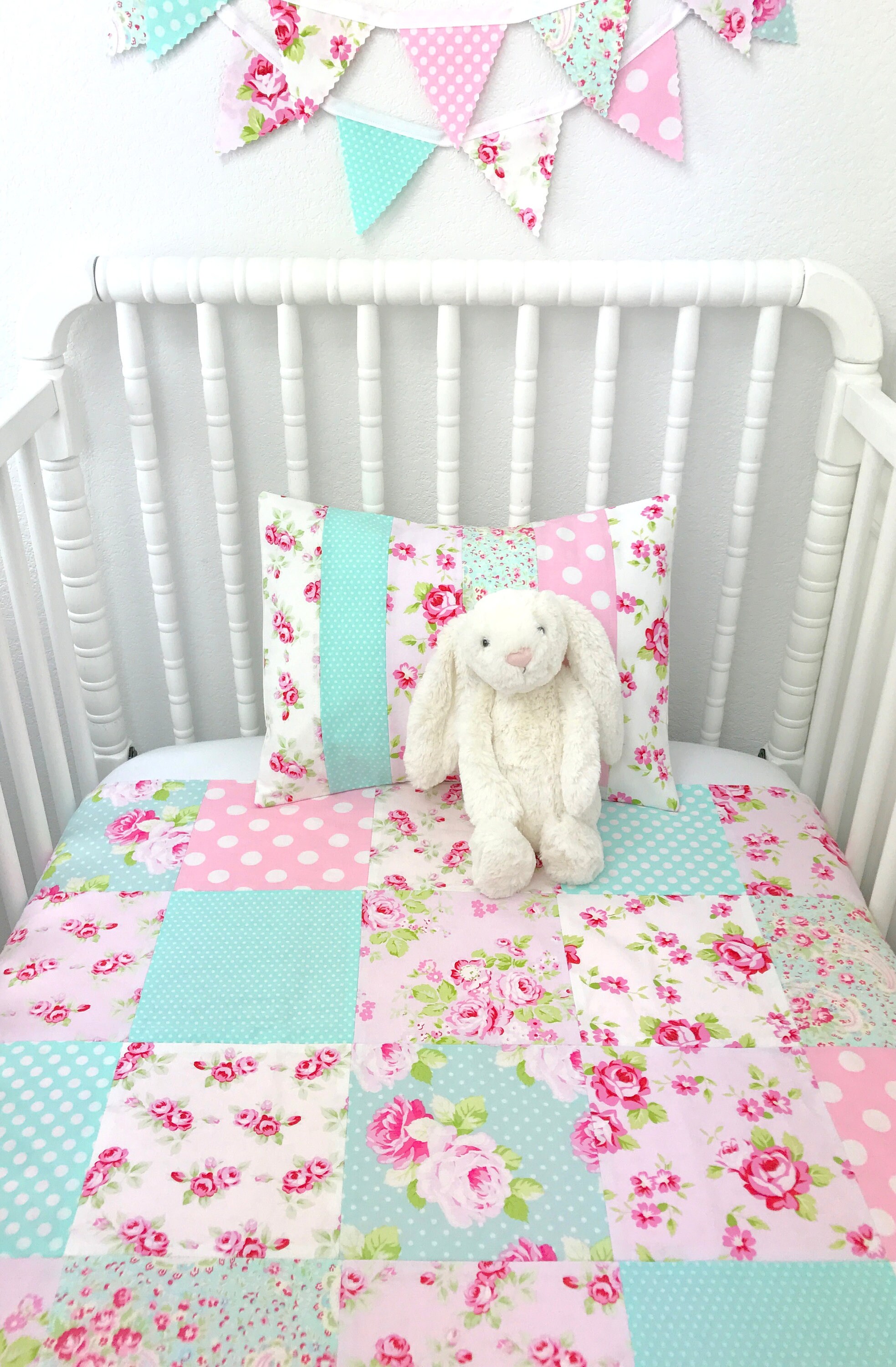 Baby Blanket Patchwork Blanket Girl Blanket Nursery