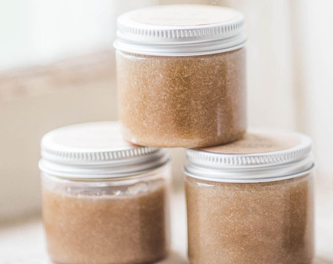Coconut and Brown Sugar Scrub 4oz - Set of 12 Favors- Great for weddings, baby showers, bridal showers, client gifts