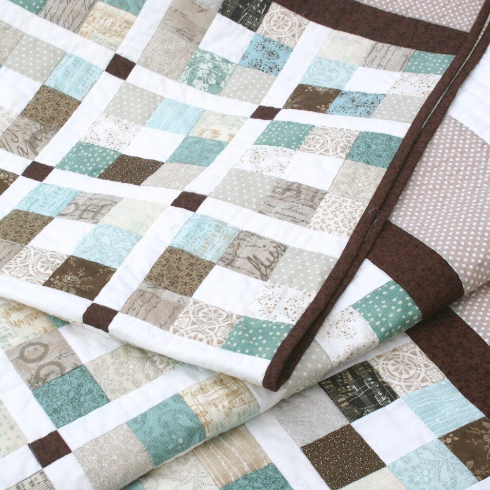 Jelly Roll Quilt Pattern PDF Modern Quilt Pattern Baby Quilt