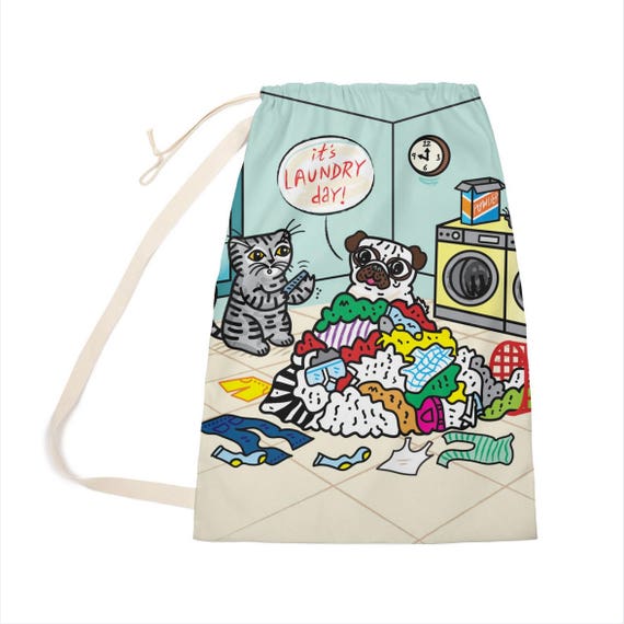 It's Laundry Day! - Laundry Bag - Clothing Bag - 28" x 36"