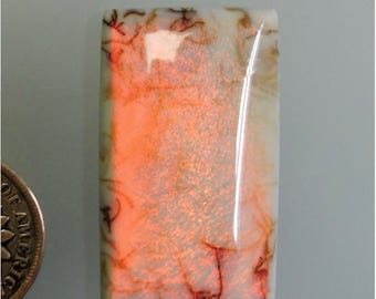 SterlingFauxOpalCabochon,FauxOpalCab, FauxOpalCabochon, DesignerFauxOpal, CraftSupplies, FauxOpalPendantCab, OpalGiftCab,C2184, 49erMinerals