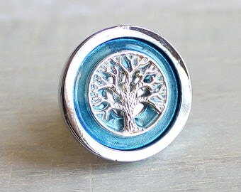 ice blue tree drawer pull decorative drawer pull cabinet knob cabinet pull - Decorative Drawer Knobs ice blue tree drawer pull decorative drawer pull cabinet knob cabinet pull - Decorative Drawer Knobs
