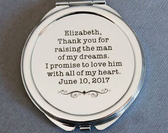 Personalized Compact Mirror, Bridesmaids' gifts, Personalized Bridesmaids Gifts, mother of the groom gift ,Personalized Purse Mirror