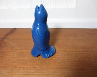 Blue Ceramic Pie Bird, Baking, Kitchen Utensil, Collectible, by THT