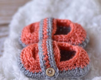 Monk Strap Booties Crochet Pattern PDF DOWNLOAD
