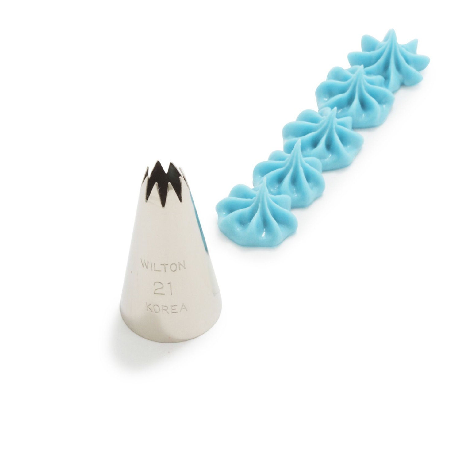 New Wilton 21 Star Shaped Decorating Piping Cake Icing Tip from