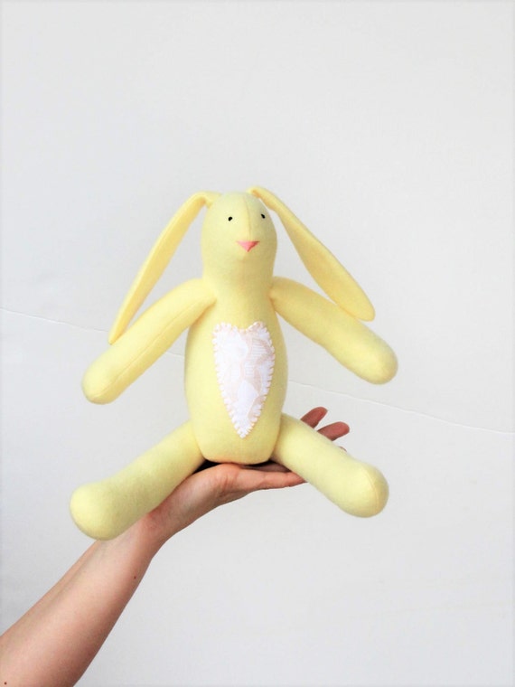 yellow bunny plush