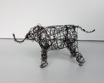 Wire Animals unique sculptures made from wire. by wireanimals