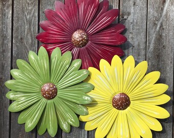 Metal Wall Flowers wall flowers | etsy Metal Wall Flowers wall flowers | etsy