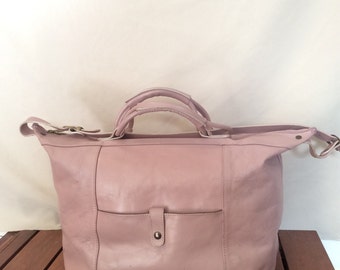 valentina leather duffle bag