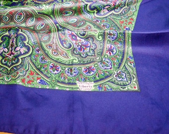 Vintage Authentic Liberty Of London Silk Scarf