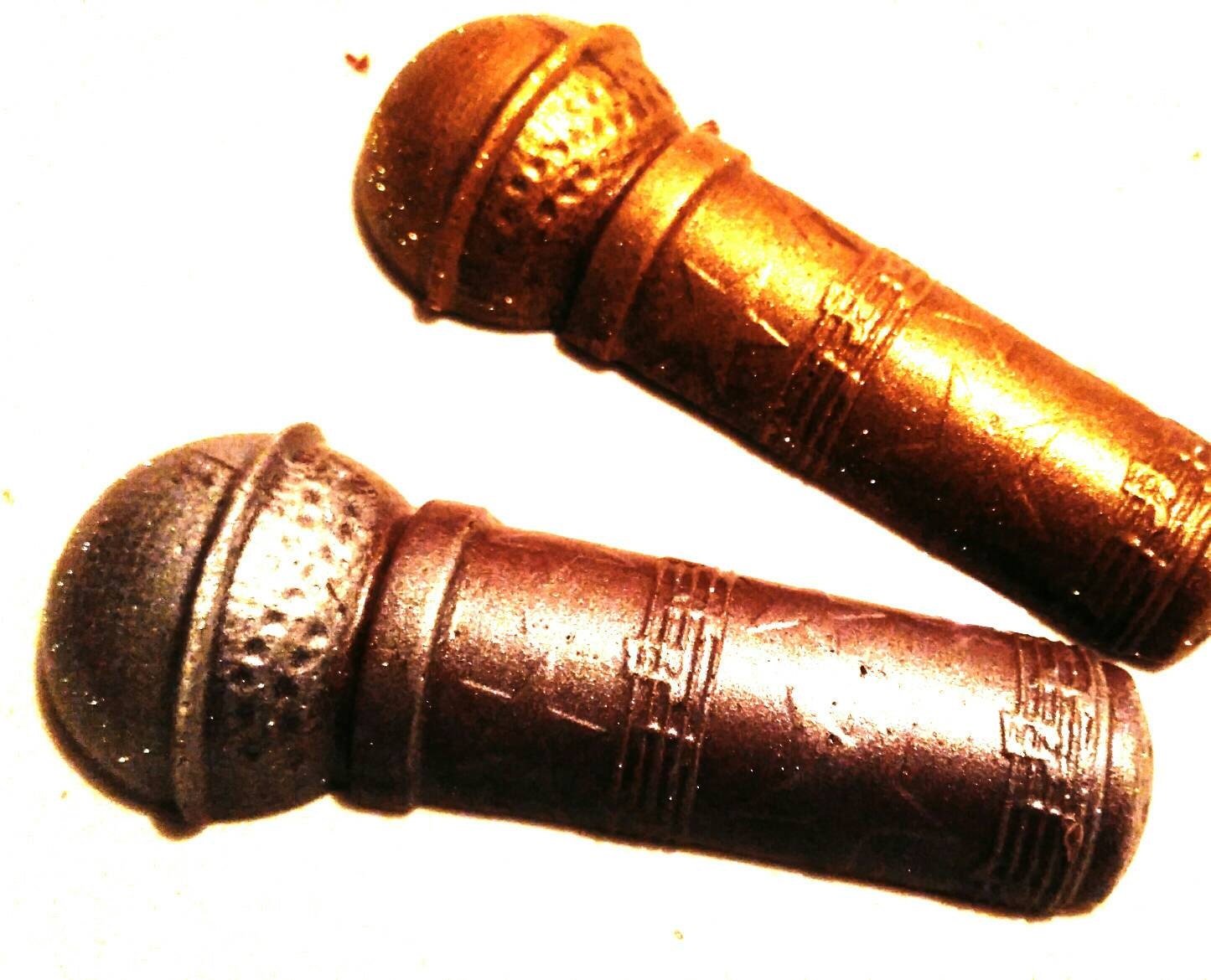 Novelty chocolate microphone