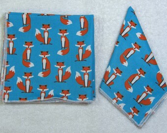Everyday Eco Friendly Reusable Cotton Napkins 12 x 12 Set of 6 Ready to Ship