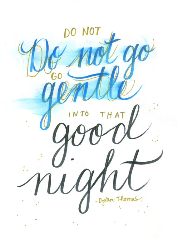 do not go gentle into that good night full poem