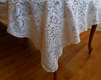 Lace tablecloth | Etsy