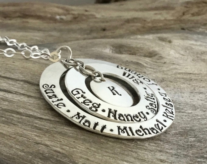 Personalized Necklace / Personalized Jewelry / Personalized Name Necklace / Personalized Gift / Custom Hand Stamped / Custom Name Necklace