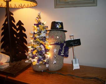 Minnesota Vikings Snowman