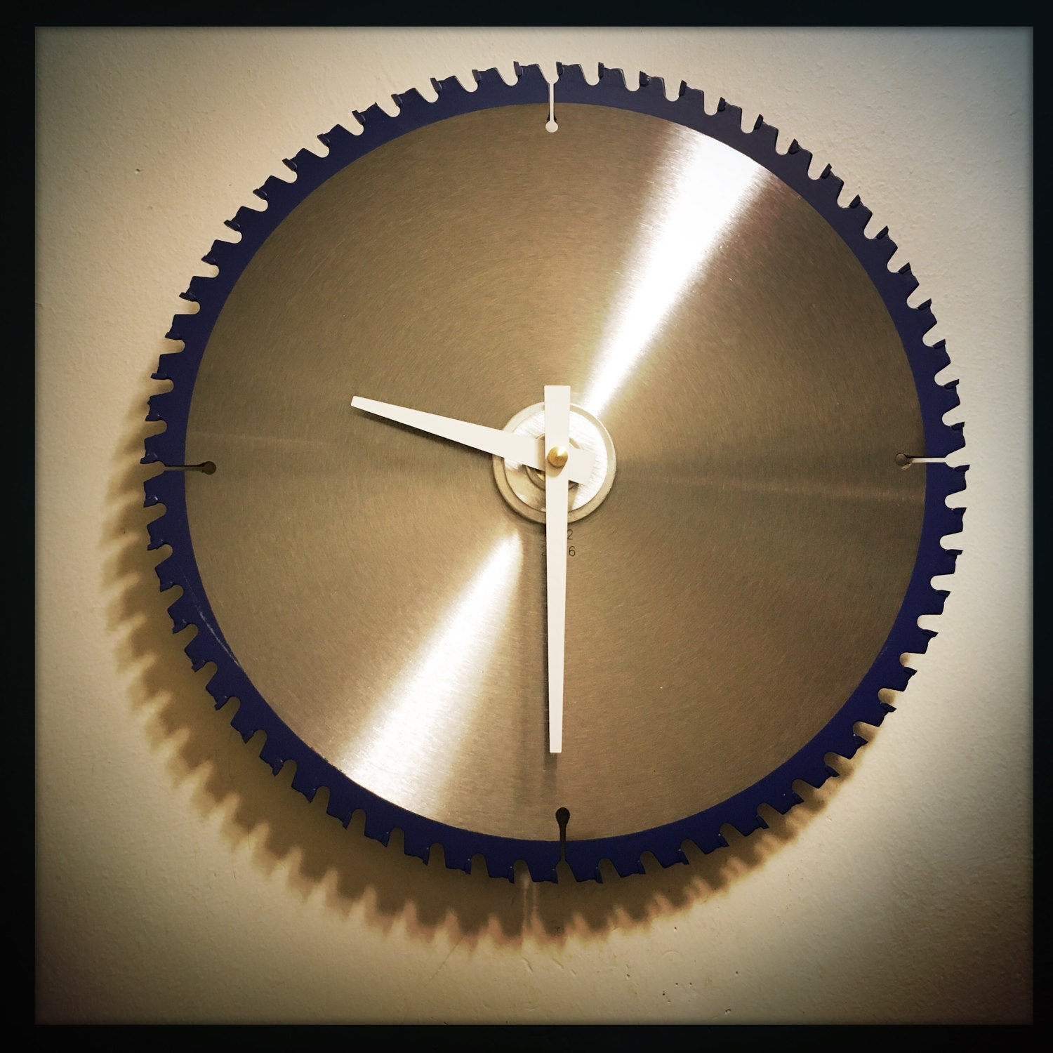 Gift For Men Saw Blade Wall Clock Man Cave Decor