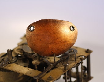 steampunk leather eye patch , plain