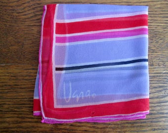 Vintage Vera Neumann Sheer Striped Scarf