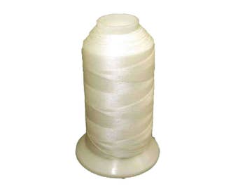 White Beading Thread TEX 35 500 Meter Spool