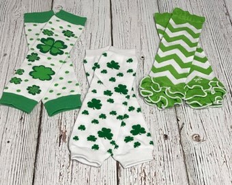 St Patricks Day - St Pattys Day Leg Warmers - Infant Leg Warmers - Baby Leg Warmers - Leg Warmers - St Pattys Day - Dynamik Designs