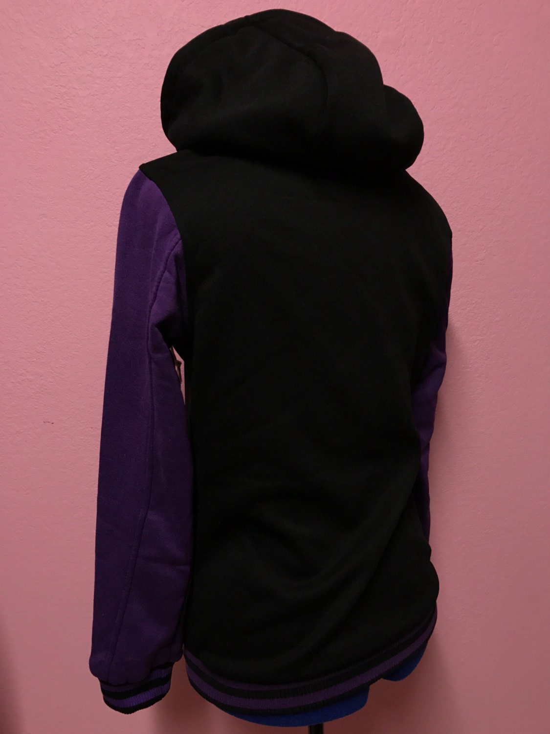 Sombra Overwatch Inspired Varsity Hoodie Jacket