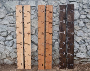 Growth chart, ruler growth chart, wood growth chart, giant ruler, sign, painted, nursery decoration, boy, girl, gift, wooden growth chart